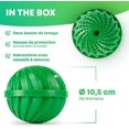 thumbnail image 3 of 2 bolas de lavado (verdes) para lavadora con perlas de cerámica. Lavar sin detergente. Duración aproximada: 10 minutos. Bola de lavado sin perfume., 3 of 4
