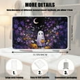 thumbnail image 7 of ZIATUBLES Ghost Flower Moon Print Ironing Mat Pad Multifunctional Ironing Blanket for Washer Dryer Countertop Portable Travel Board Alternative Pad Halloween Decor Accessories, 31.5" x 19.6", 7 of 7