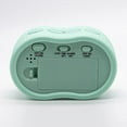 thumbnail image 3 of Timelink Rubber Smartlight Fashion Digital LCD Bedside or Travel Alarm Clock - Mint Green, 3 of 8