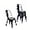 Black, variant on Nazhura Metal Dining Chair Farmhouse Tolix Style for Kitchen Dining Room Café Restaurant Bistro Patio, 18 Inch, Stackable, Waterproof Indoor/Outdoor (Sets of 4) (Black)