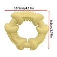 thumbnail image 4 of Odies Dog Chew Toys for Aggressive Chewers, Indestructible Tough Teeth Grinding Interactive Dog Chew Toys for Small/Medium/Large Dog Breeds, Creamy Scent Dog Toys,Yellow, 4 of 8