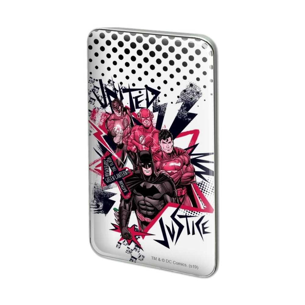 Justice League Red and Black Characters Metal Rectangle Lapel Hat Pin