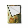 thumbnail image 2 of Fantasy Soft Flannel Fleece Throw Blanket, Forest with Waterfall Vivid Autumn Season Nature Inspired Digital Painting Print, Cozy Plush for Indoor and Outdoor Use, 50" x 60", Multicolor, by Ambesonne, 2 of 6