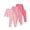 Pink, variant on 18 Months Baby Girls Clothes 24 Months Girls 3 Pack Fall Winter Outfits Set Toddler Girl Long Sleeve Top Pants 6PCS Clothing Set Yellow