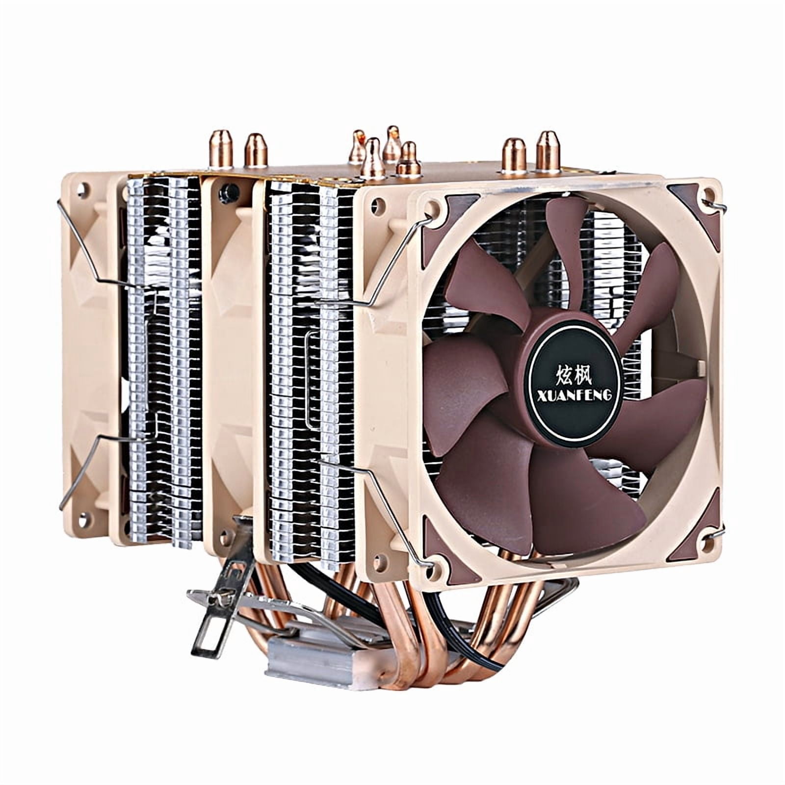 Air-cooled CPU Cooling Fan Twin Towers 4 Heat Pipe Cooler PWM Suitable For Installing LGA2011 2099 2066 x79 x99 x299 E3 E5 AMD