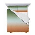 thumbnail image 7 of Quilts Twin-XL Size Bedding Set, Sage Green Orange Ombre Lightweight Quilted Comforter, Contemporary Abstract Gradient Soft Reversible Bedspread Coverlet with Pillow Covers for All Season, 68" x 98", 7 of 7