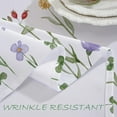 thumbnail image 3 of Spring Summer Tablecloth Rectangle Watercolor Floral Pattern Decorative Table Cloths, Spill-Proof Stain Resistant Decorative Fabric Table Cover for Dining, Party, Picnic, 3 of 8