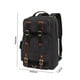 thumbnail image 2 of KAUKKO Mochila de viaje para hombres al aire libre, mochila de lona para acampar y caminar KAUKKO  FS261-Black（2pc）, 2 of 4
