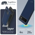 thumbnail image 3 of TUDIA MergeGrip Google Pixel 6a Case 2022 Dual Layer Heavy Duty Phone Case - Indigo Blue, 3 of 7