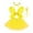 1-Yellow2519, variant on WOYY Girls Party Princess Tutu Skirt with Accessories 4Pcs Outfits Kids Clothing Sets