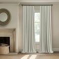 thumbnail image 2 of Black Out Linen Curtains 108 Inches Long for Living Room 2 Panels Set 100 Percent Blackout Flax Pleated Drapes Back Tab Neutral Boho Ceiling Floor 108 Inch Window Curtains Bedroom Oatmeal Cream Tan, 2 of 18