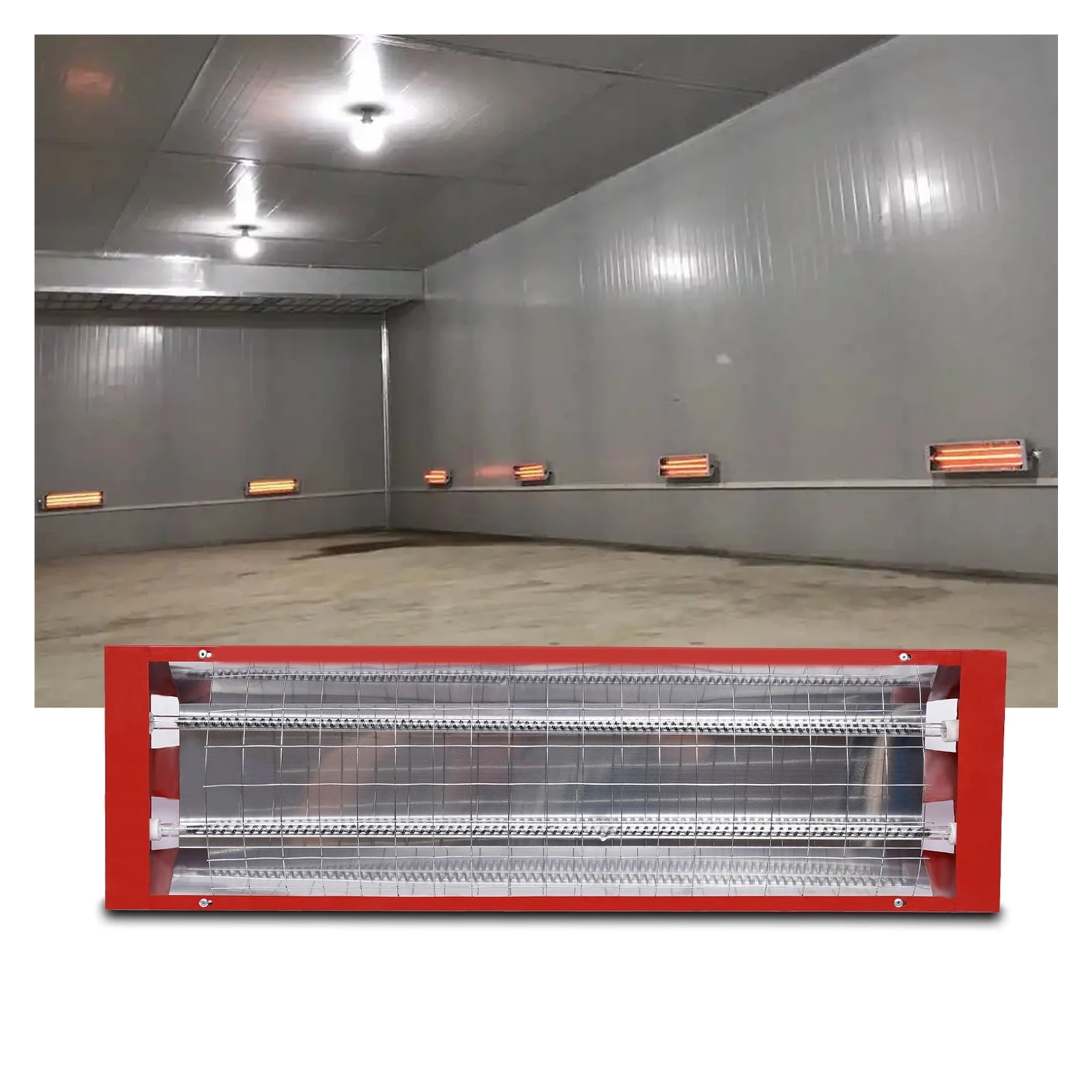 Auto Paint Booth Infrared Paint Curing Lamp Spray Baking Heater Dryer Shortwave Curing Lamp ,High Heat Dissipation Performance