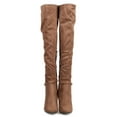 thumbnail image 4 of New Women Breckelles Lisa-13 Suede Over The Knee Belted Block Heel Tailored Boot, 4 of 6