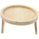 thumbnail image 1 of Bandeja para reposabrazos de sofá, mesa redonda de madera, bandeja plegable para aperitivos, bandeja para sofá, 1 of 8