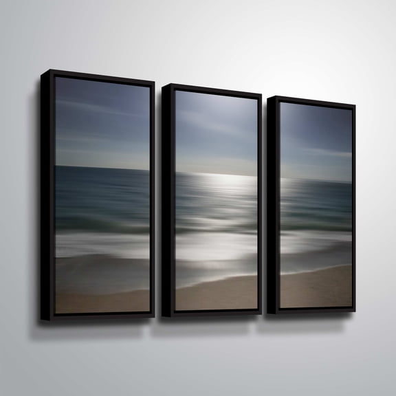 Artwall , 3 Piece Floater Framed Canvas Set by Chris Tuff