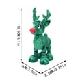 thumbnail image 2 of ToyKingdee Red-Nosed Reindeer Figurine – Articulated Holiday Collectible with Print-in-Place Joints, Christmas Shelf Decor or Gift, 2 of 5