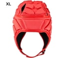 thumbnail image 2 of Casco protector de fútbol con carcasa blanda, cascos de rugby, casco acolchado suave, casco de fútbol con bandera ajustable, casco de fútbol, protección para la cabeza de portero de fútbol para, 2 of 7