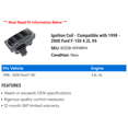thumbnail image 2 of Ignition Coil - Compatible with 1998 - 2000 Ford F-150 4.2L V6 1999, 2 of 2