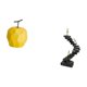 thumbnail image 5 of Escultura de fruta de , adorno coleccionable, estatua de mesa, decoración geométrica para festival, oficina, escalera de pensador, figura, 5 of 8