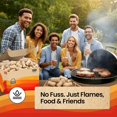 thumbnail image 3 of Fire Starter (150 PCS) Bulk Natural Fire Starters for Campfires, Fireplace, Charcoal Starter for Grill, BBQ, Wood Stove, Fire Pits - Odorless, Non-Toxic, Waterproof Natural Wood Starters, 3 of 7