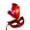 Red, variant on LED Light Up Masquerade Princess Feather Mask,Venetian Masks Prom Costume Eye Mask,All Ages Friendly Halloween Mardi Gras Carnival Party Halloween Decorations & Holiday Gift