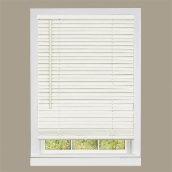 Cordless Deluxe Sundown GII Blind Alabaster, 33 x 64 in.