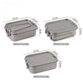 thumbnail image 4 of 800ml/1200ml Titanium Alloy Lunch Box Portable Bento Dinner Box for Outdoor Use, 4 of 18