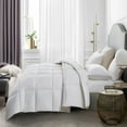 thumbnail image 5 of Serta 233 Thread Count White Goose Feather And White Goose Down Fiber Comforter-Light Warmth, 5 of 8