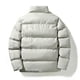 thumbnail image 4 of Puntoco Chaqueta De Invierno Informal De Color Liso Con Cuello Vuelto Y Bolsillos Con Cremallera Y Manga Larga Para Hombre, 4 of 8