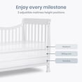 thumbnail image 4 of Dream On Me Violet 7-in-1 Convertible Crib White, 4 of 11