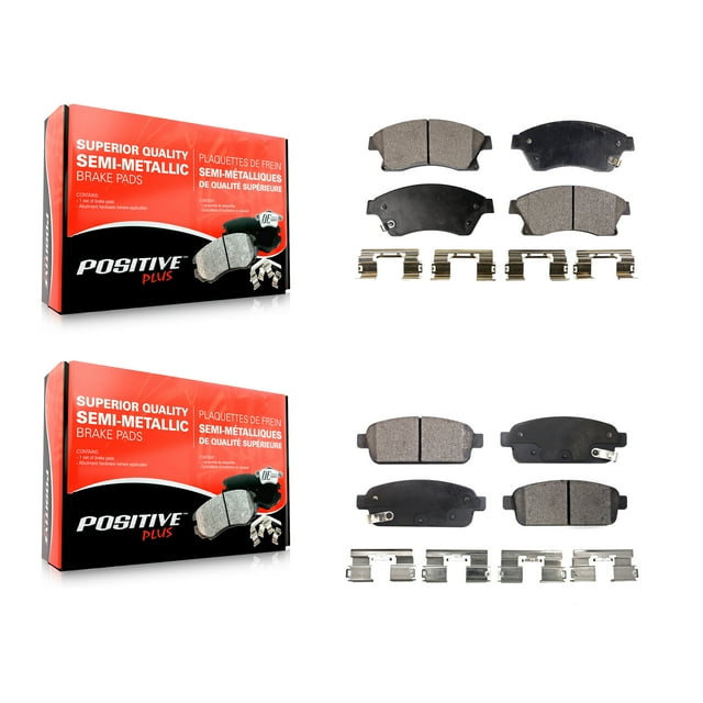 Positive Plus Front Rear Semi-Metallic Brake Pads Kit for Car Chevrolet Cruze Sonic Limited KPF-100214
