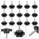 thumbnail image 2 of 20pcs T Track Bolt M6x30 Handle Clamping Knob Star Knob Thread Accessory, 2 of 3