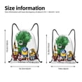 thumbnail image 2 of Pofeuu Minions for Water-Resistant 210D Drawstring Bag Compact Foldable Design Gym Yoga Travel Essentials Lightweight Carryall-Medium, 2 of 6