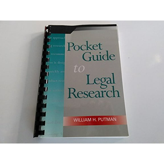 Pre-Owned Pocket Guide to Legal Research, Spiral Bound Version (Spiral-bound) 1418053767 9781418053765