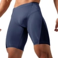 thumbnail image 2 of Mifsaly Mens Compression Biker Shorts High Waisted Stretch Workout Shorts Breathable Comfy Running Cycling Gym Underwear Navy,XS, 2 of 6