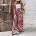 thumbnail image 4 of Valcatch Boho Pants for Women -  Wide Leg Pants Women - Womens Yoga Pants – Comfy Bohemian Flowy Clothes, 4 of 7