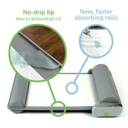 BrilliantPad Automatic Self-Cleaning Dog Potty for Puppies and Small Dogs (2.0 Machine with Drip Lip), Incl 1 Roll