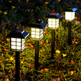 thumbnail image 3 of GIGALUMI  Solar Pathway Lights,  8 Pack Outdoor Waterproof, Automatic, LED, Energy Saving, Weather Resistant, Stake Lights for Garden, Landscape, Path, Yard, Patio, Driveway or Walkway, 3 of 4