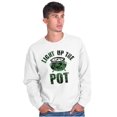 thumbnail image 5 of Light Up the Pot Cauldron Halloween Sweatshirt for Men or Women Brisco Brands S, 5 of 6