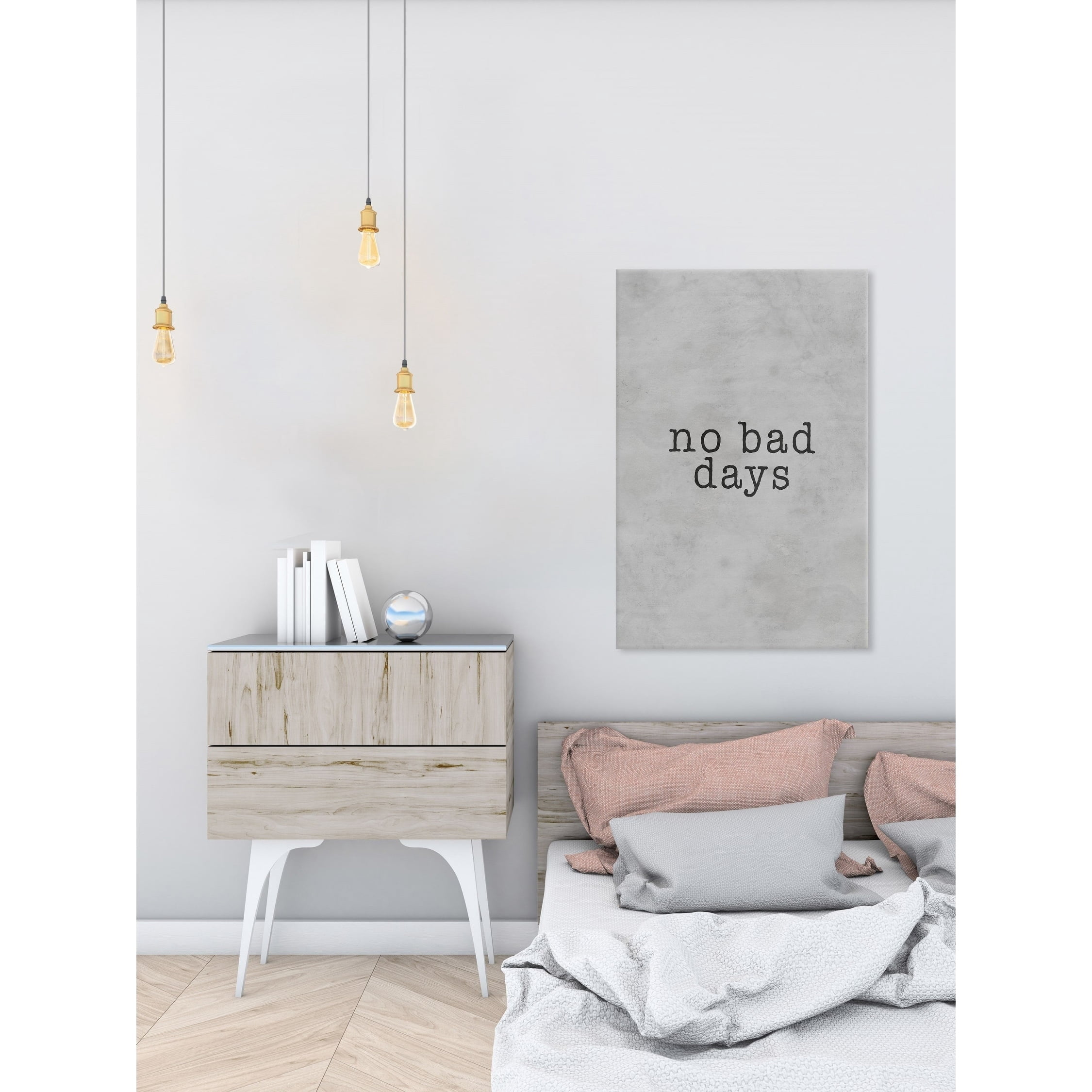 No Bad Days Painting Print on Wrapped Canvas