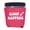 Hot Pink, variant on Ice Cream Pint Cooler Sleeve, Scoop Happens Design, Reusable Foam Holder for Pint, Sky Blue