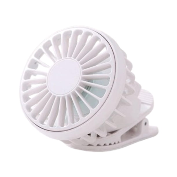 Clip en Fan manos libres 3 velocidades Ventilador de viento Ventilador personal portátil para pesca de barbacoa actividades al aire libre