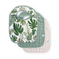 thumbnail image 1 of Food Bib Little Unicorn Premium Classic, paquete de 3 hojas tropicales, 1 of 9