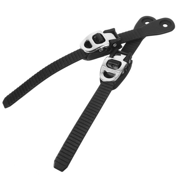 COMPUKAS 2Jgo Hebillas Para Roller Con Resistentes De Plástico Negro