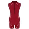 thumbnail image 5 of Traje de baño atlético para surf UPF 50+ para mujer, traje de baño sin mangas de una pieza con cremallera inferior, traje de baño, 5 of 5