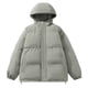 thumbnail image 1 of Puntoco Chaqueta De Abrigo Ajustada Con Capucha Y Cordón Cosido Para Hombre, 1 of 2