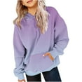 thumbnail image 2 of Mercatoo Cute Hoodies For Teen Girls Trendy Preppy Hooded Sweatshirts Oversized Long Sleeve Shirts Gradient Clothes For Girls, 2 of 6