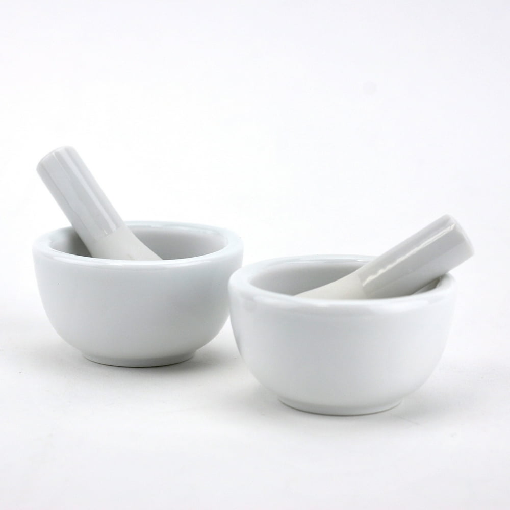 Mortar Pestle Set, Kitchen Small Asian Mortar And Pestle Ceramic (pack