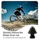 thumbnail image 3 of Advancent Tuerca de cubo de bicicleta, cubos de rueda anticorrosión, componentes de bicicleta, piezas modificadas Ciclismo Negro, 3 of 6