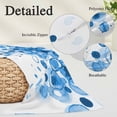 thumbnail image 3 of Blue Gradient Throw Pillow Covers, Abstract Polka Dots Vintage Modern Art Soft Breathable Pillow Cases with Invisible Zipper for Sleeping, Toddler Pillowcases for Couch Bed Sofa Chair 12x20 Inches, 3 of 9